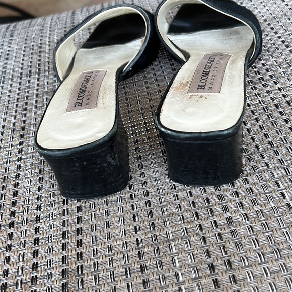 BLOOMINGDALES fur slides. Made in Spain - Picture 4 of 5